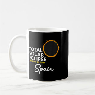 Caneca De Café Eclipse Solar Total na Espanha em 12 de agosto de