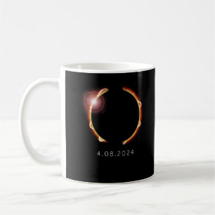 Caneca De Café Eclipse Solar Total Sun 8 de abril de 2024