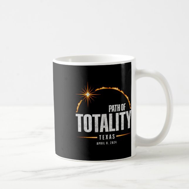 Caneca De Café Eclipse Solar Total Texas - Total Eclipse 2024 (Direita)