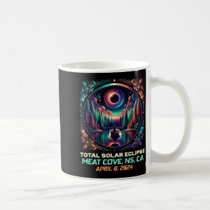 Caneca De Café Eclipse Total do Sol Boating Meat Cove Nova Scotia