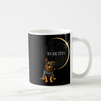 Caneca De Café Eclipse Total do Sol Cachorro 2024 Totalidade Cach