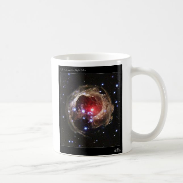 Caneca De Café Eco claro de V838 Monocerotis (Direita)