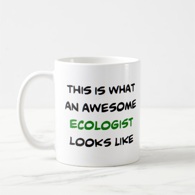 Caneca De Café ecologista, incrível (Esquerda)