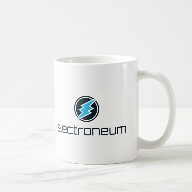 Caneca De Café Écrono Oficial ETN Cryptocoin 11 Oz.Caneca (Direita)