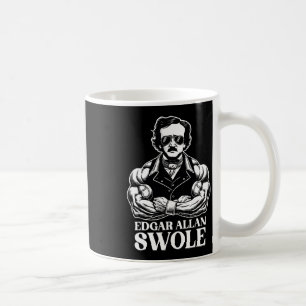 Caneca De Café Edgar Allan Swole Treino De Academia E Fitness Fis