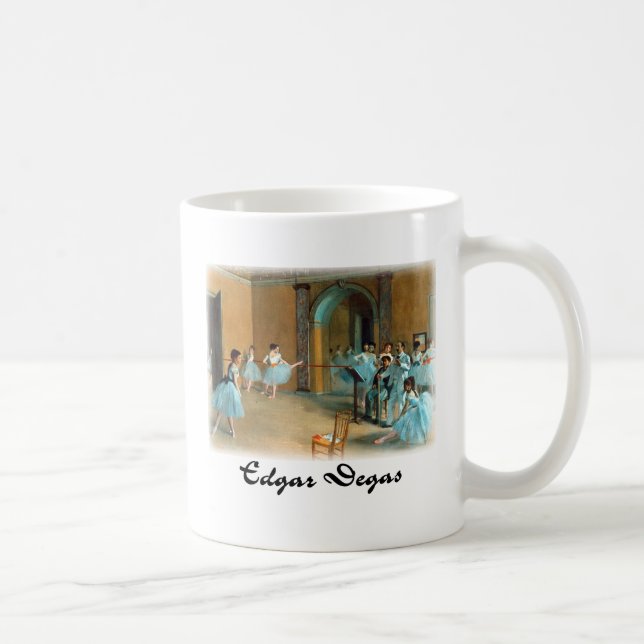 Caneca De Café Edgar Degas - ensaio da cena (Direita)