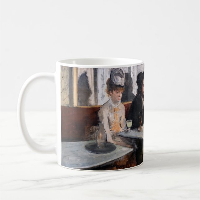 Caneca De Café Edgar Degas - Num Café / A Absinthe (Esquerda)