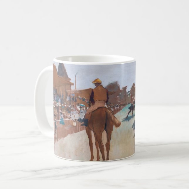 Caneca De Café Edgar Degas - O Desfile (Frente Esquerda)