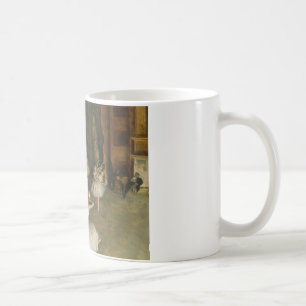 Caneca De Café Edgar Degas - O ensaio do Balé no palco