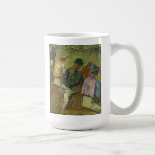 Caneca De Café Edgar Degas quatro jóqueis