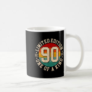 Caneca De Café edição limitada de 90 anos vintage 1936 90º