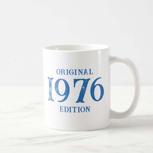 Caneca De Café Edição Original de 1976 em azul oceano (Direita)