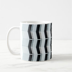 Caneca De Café Edifício pintado branco
