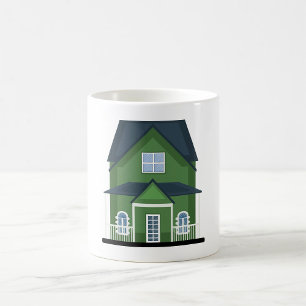 Caneca De Café Edifício Residencial Casa Verde