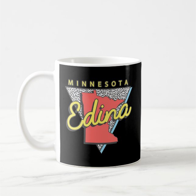 Caneca De Café Edina Minnesota Triangle Mn City (Esquerda)