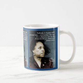 Caneca De Café Edith Sampson: Cidadania do afro-americano