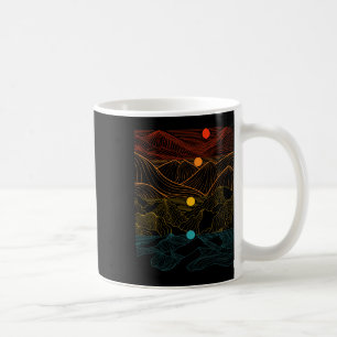 Caneca De Café Edm Techno Sun Moon Music Festival Party Dancing D