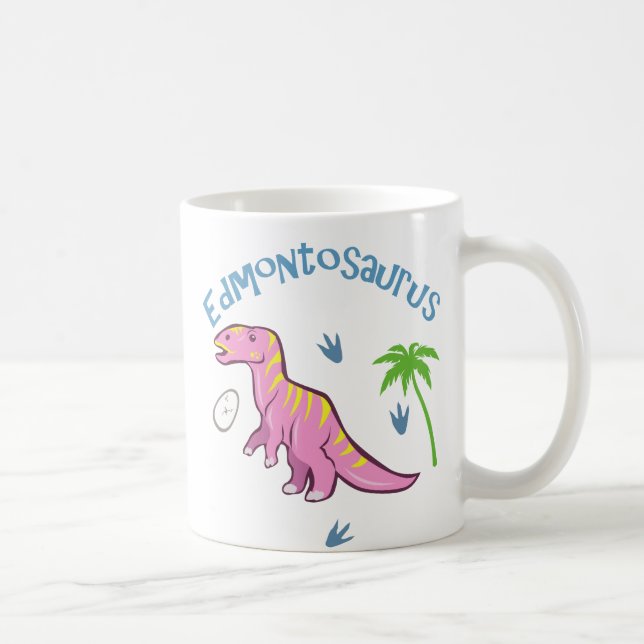 Caneca De Café Edmontossauro Cinto (Direita)