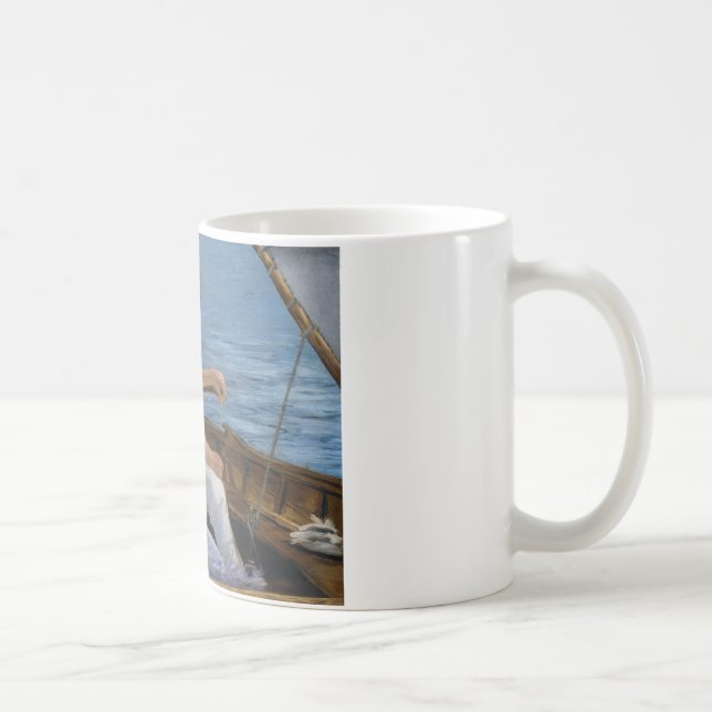 Caneca De Café Edouard Manet - Barco (Direita)