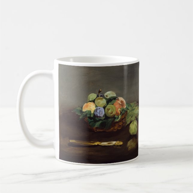 Caneca De Café Edouard Manet - Cesta de Frutas (Esquerda)