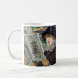 Caneca De Café Edouard Manet - Leitura de Mulher