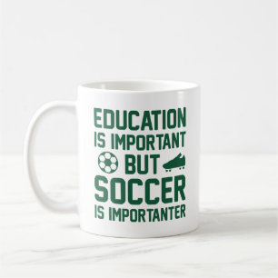 Caneca De Café Educação É Importante Mas Futebol É Importante