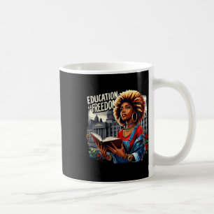 Caneca De Café Educação é Liberdade, professor negro ganha preto