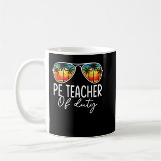 Caneca De Café Educação Física Professor de PE no Verão passado