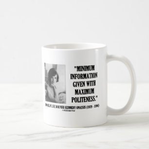 Caneca De Café Educação mínima da informação de Jacqueline