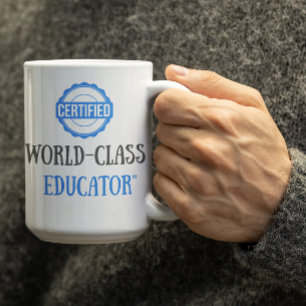 Caneca De Café Educador Certificado Personalizável