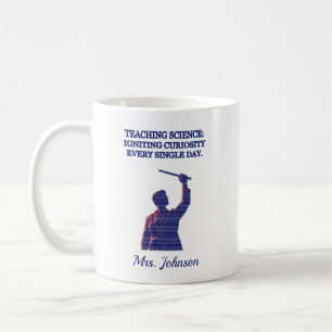 Caneca De Café Educador de Professores de Ciências que Despertam