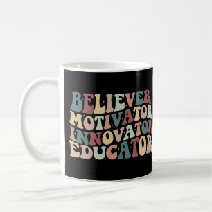 Caneca De Café Educador do Inovador do Criador de Motivador da Gr