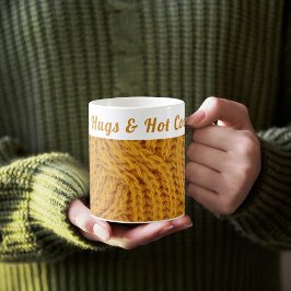 Caneca De Café Edulcorador de cor personalizado | Abraços e cacau