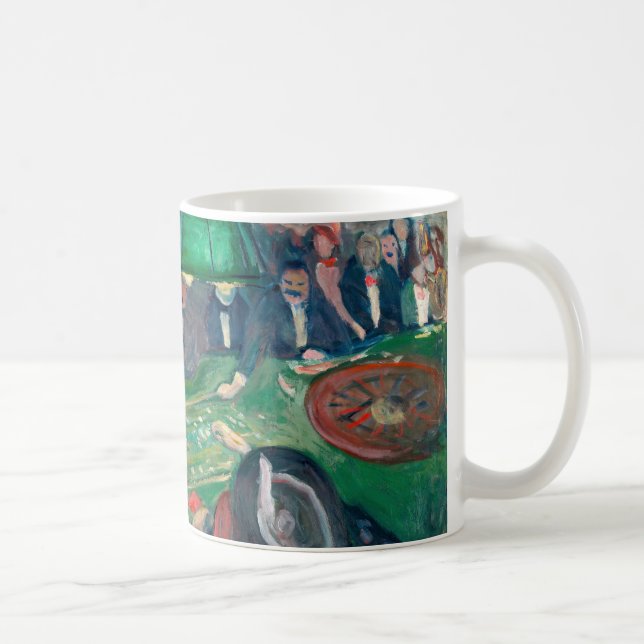 Caneca De Café Edvard Munch - A Mesa Roulette em Monte Carlo (Direita)