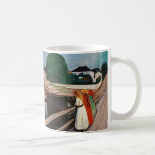 Caneca De Café Edvard Munch - As Garotas na Ponte