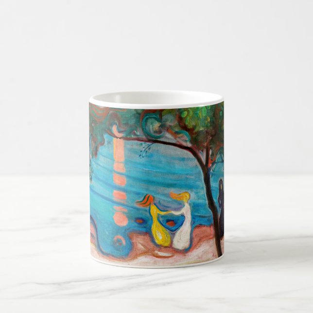 Caneca De Café Edvard Munch - dança na praia (Centro)