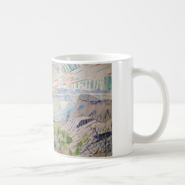 Caneca De Café Edvard Munch - The Sun (Direita)