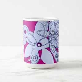 Caneca De Café Eethal Bloom em Crimson Void