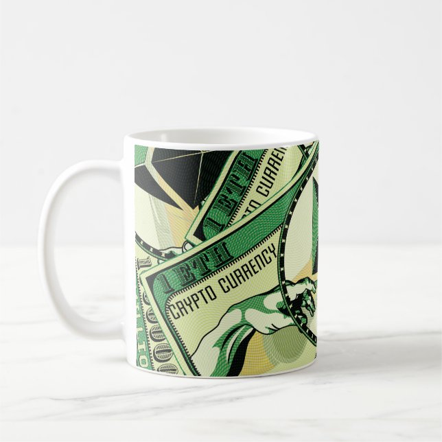 Caneca De Café Eethum Crypto ETH Millionaire Graphic (Esquerda)