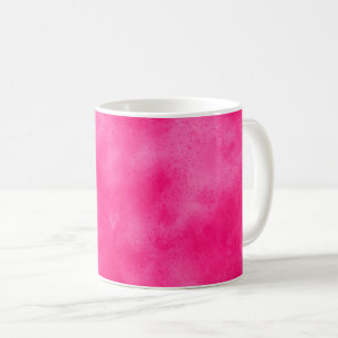 Caneca De Café Efeito de Nuvem Magenta