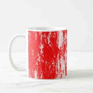 Caneca De Café Efeito do pincel de tinta com ilustração de abstra