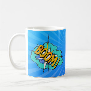 Caneca De Café Efeito Sólido Do Livro Em Quadrinhos: Boom! Bolha 