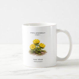 Caneca De Café Efêmeras da Primavera do Japão – Adônis de Amur