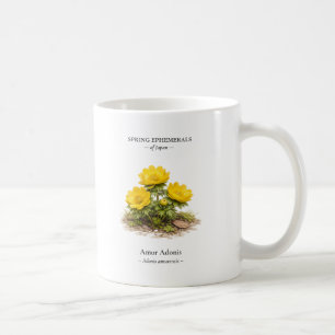 Caneca De Café Efêmeras da Primavera do Japão – Adônis de Amur