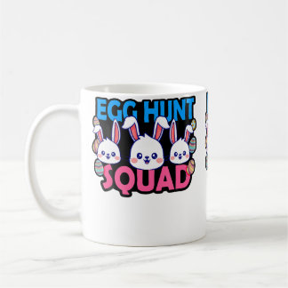 Caneca De Café Egg Hunt Squad Bunny Easter Squad Family Matching
