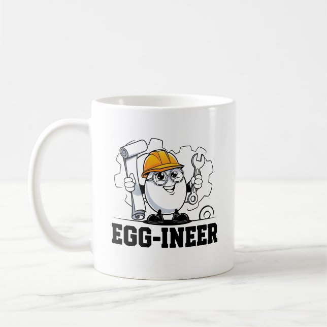Caneca De Café Egg-ineer: Alimente Seu Gênio em Cada Golada! - Ca (Esquerda)