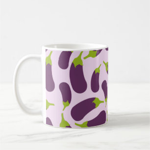 Caneca De Café EggPlant EggPlant Purple Vegetal Design