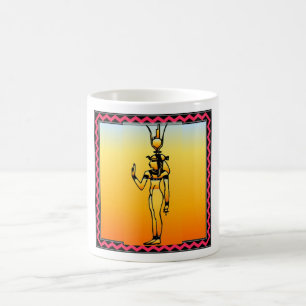 Caneca De Café Egípcia Hieroglifics Mug