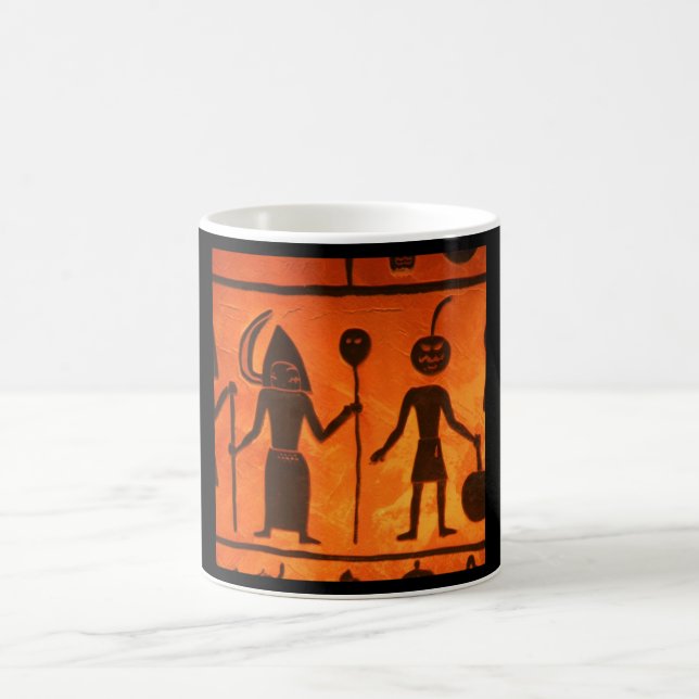 Caneca De Café Egípcio Halloween 5 Mug (Centro)