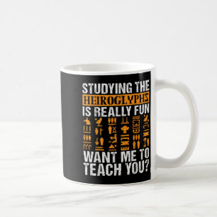 Caneca De Café Egiptologista Engraçado Citação do Antigo Egito Lo